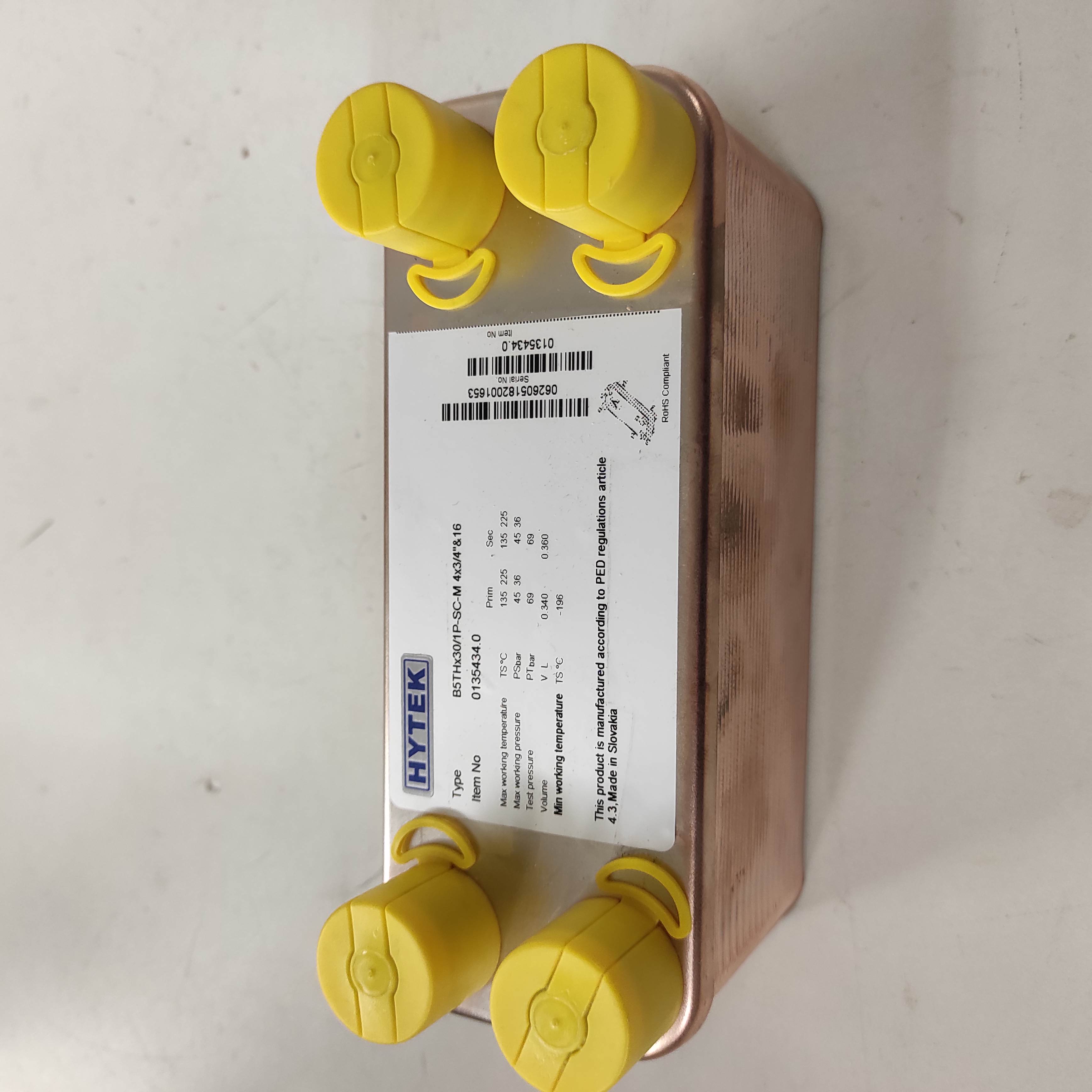 B5THx30/1P-SC-M 4x3/4"&16