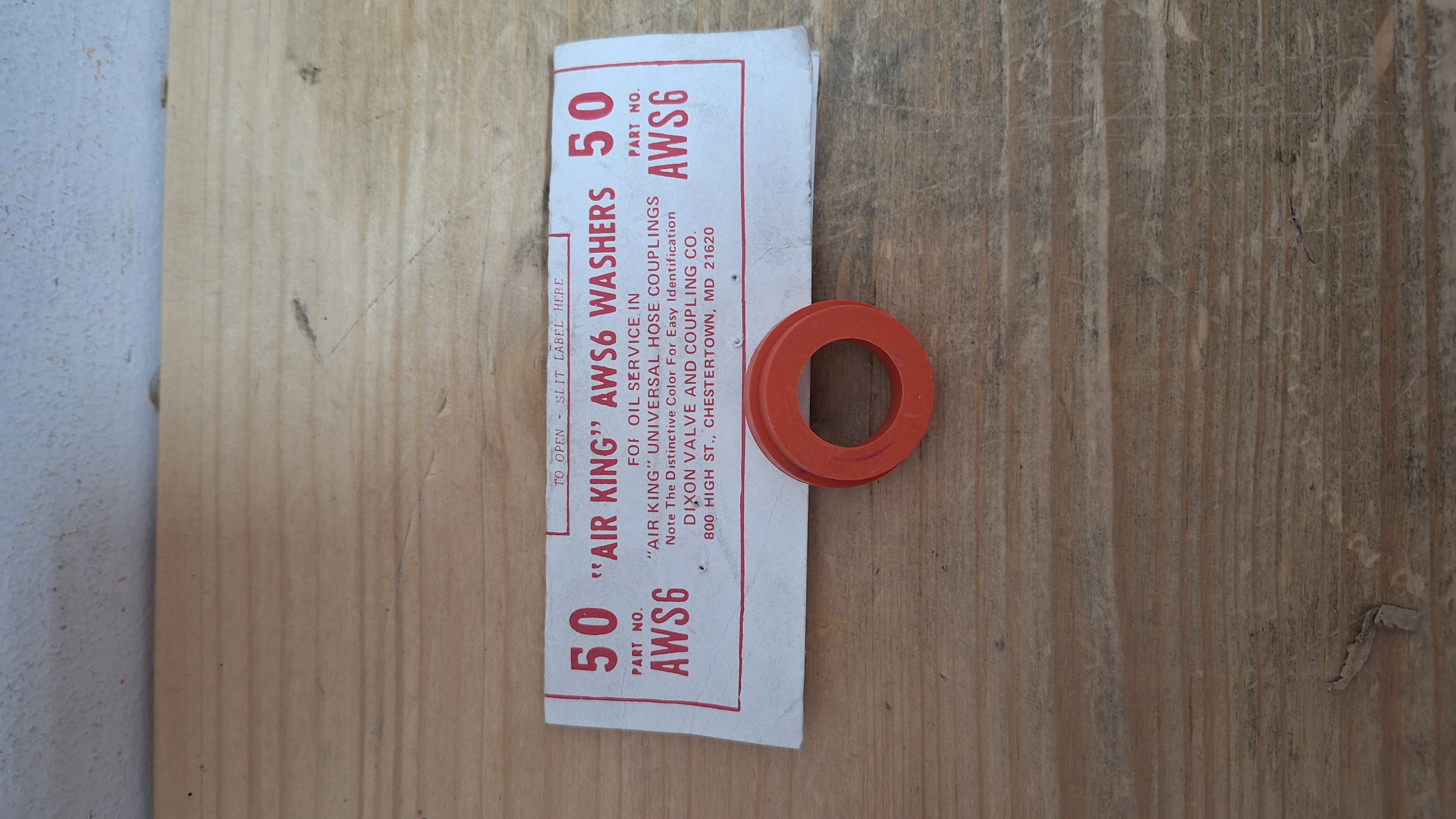 AWS6 Air King Seal   for 2-claw coupling