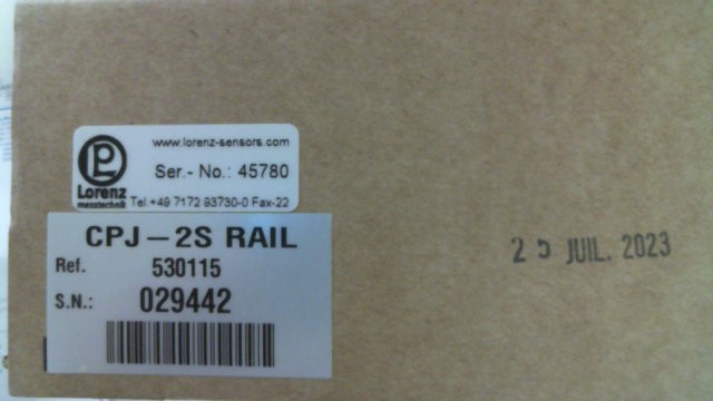 P/N: 530115 Type: CPJ-2S RAIL DIN