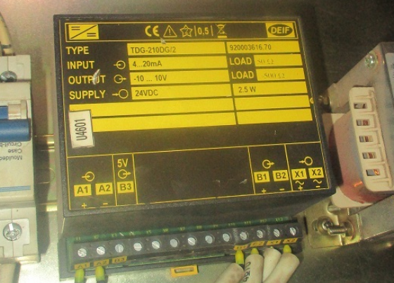 P/N: 2962880730 01 Type: TDG-210DG/2 DC