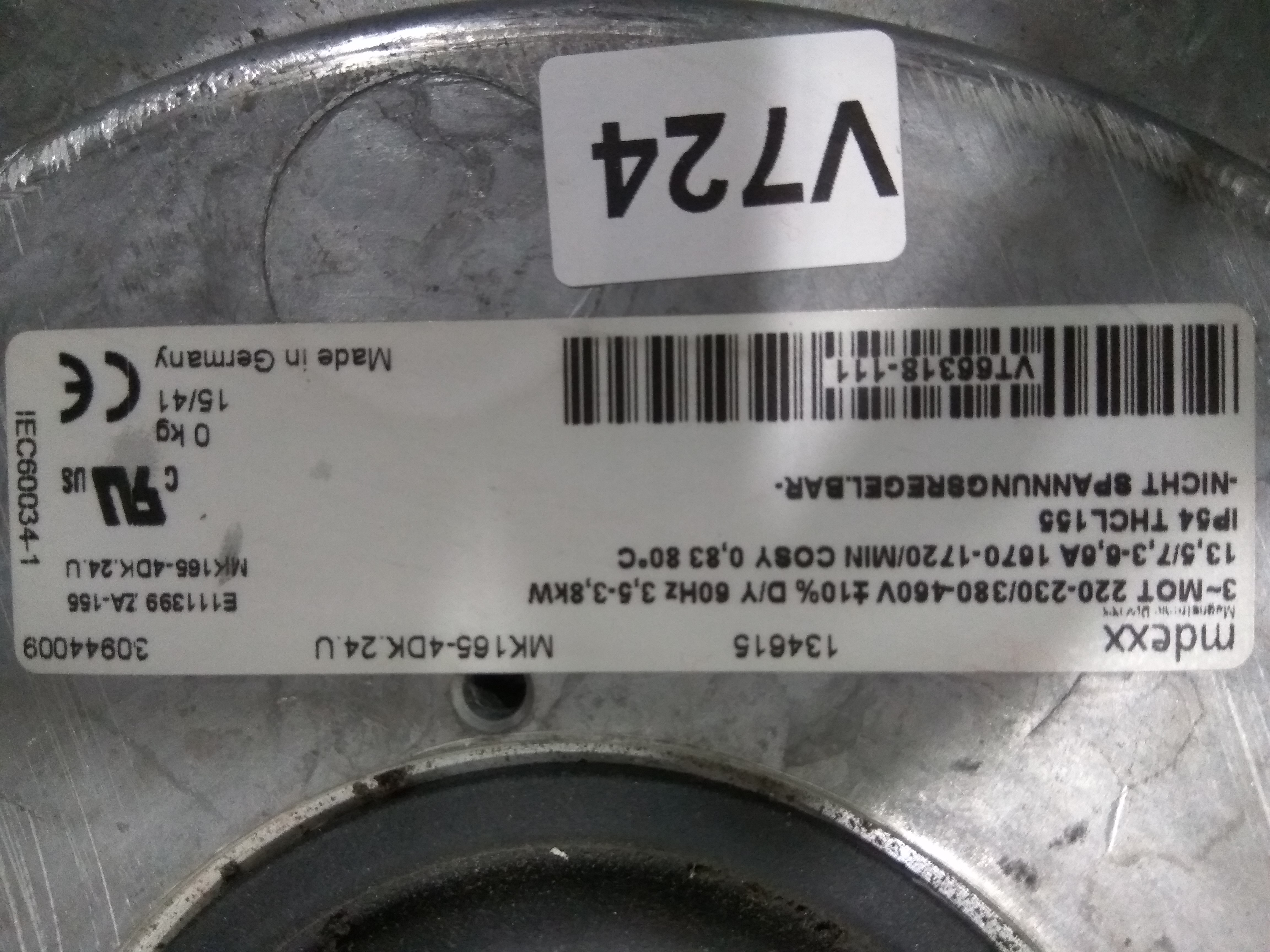 MK 165 4DK 24N OEM for Atlas Copco